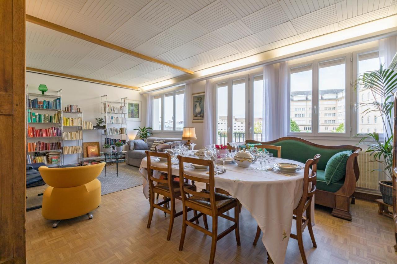 Appartement Familial Climatisé 100M2 à 7mn Centre Ville Parking 5Pièces 5 Adultes et Bébé Dijon Exterior foto