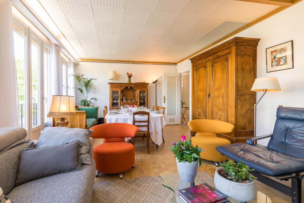 Appartement Familial Climatisé 100M2 à 7mn Centre Ville Parking 5Pièces 5 Adultes et Bébé Dijon Exterior foto